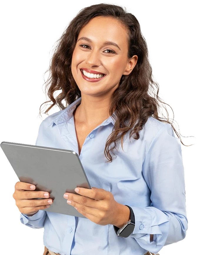 Profesionál s tabletem