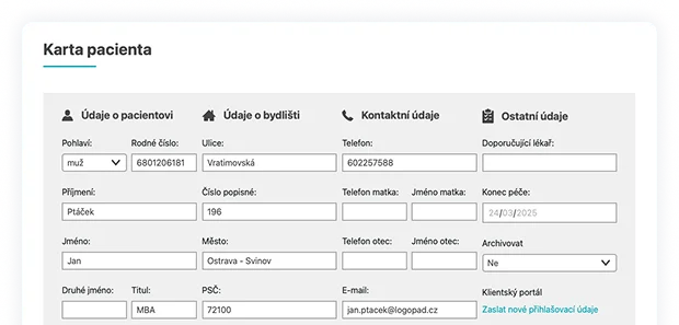Kartotéka rozhraní